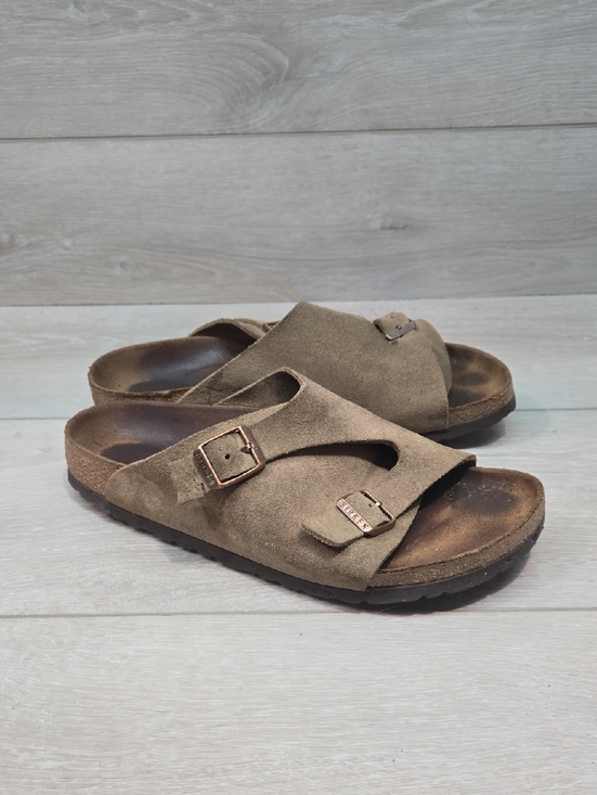 Birkenstock Shoes - Birkenstock Women Zurich Suede Double-Buckle Slide Sandals Shoes Sz 39/8 Narrow